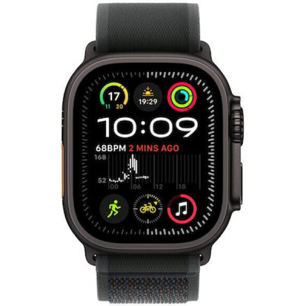 Apple Watch Ultra 2 LTE 49mm Trail Loop Black Εκθεσιακό NEW Open Box (Εργοστασιακή εγγύηση εως 17/10/25) 100% Battery